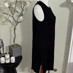 T by Alexander Wang | Dresses | Alexander Wang Black Midi Dress With ...